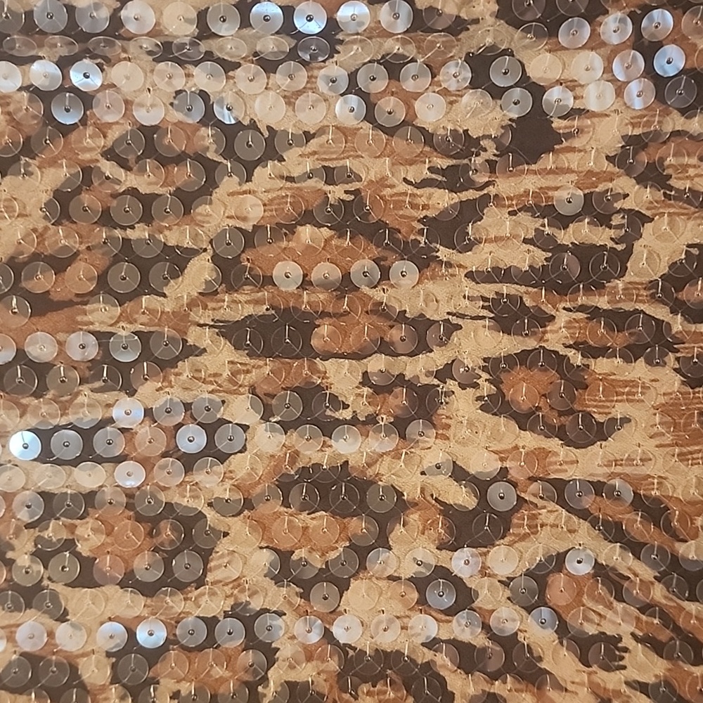🔥Chetta B for Bergdorf Goodman Leopard Sequin Dress Size 8 EUC 🐆 - Picture 2 of 13